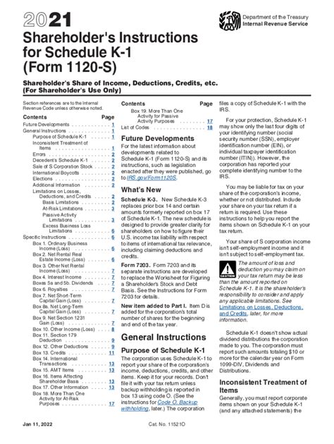 5 Essential Facts About Form 1120s K-1