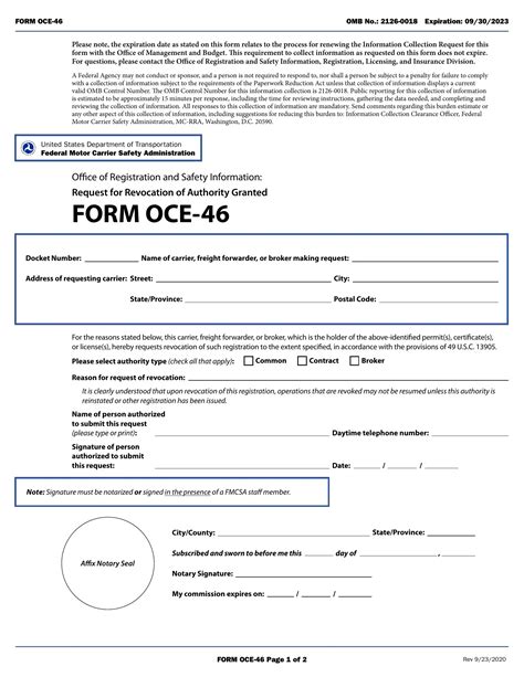 5 Essential Facts About Form Oce-46