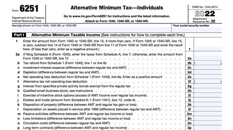 5 Essential Facts About Irs Form 6251