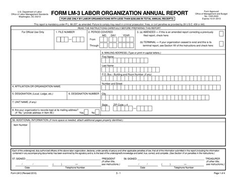 5 Essential Facts About Lm-3 Form