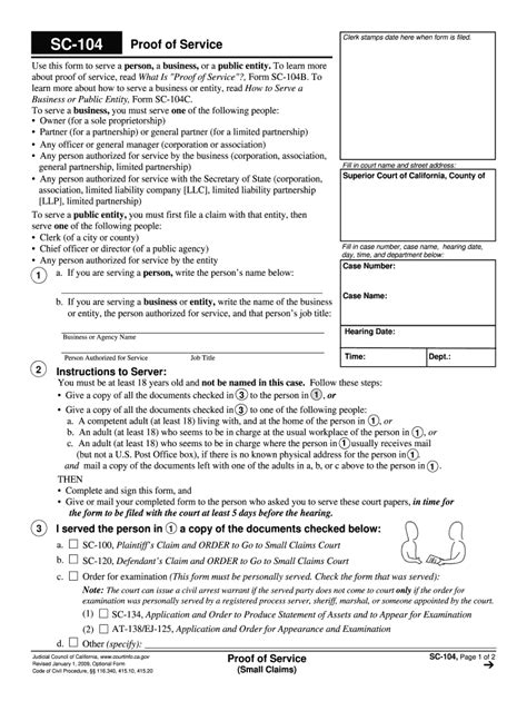 5 Essential Facts About Sc 104 Form