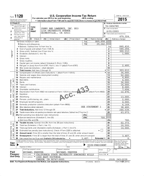 5 Essential Facts About Schedule G Tax Form