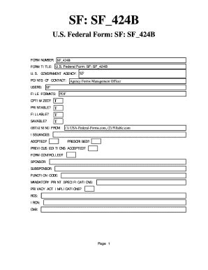 5 Essential Facts About Sf 424b Form