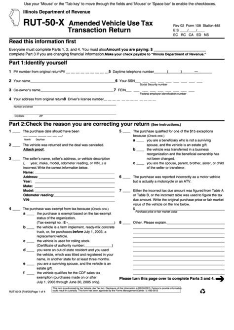 5 Essential Facts About Tax Form Rut 50