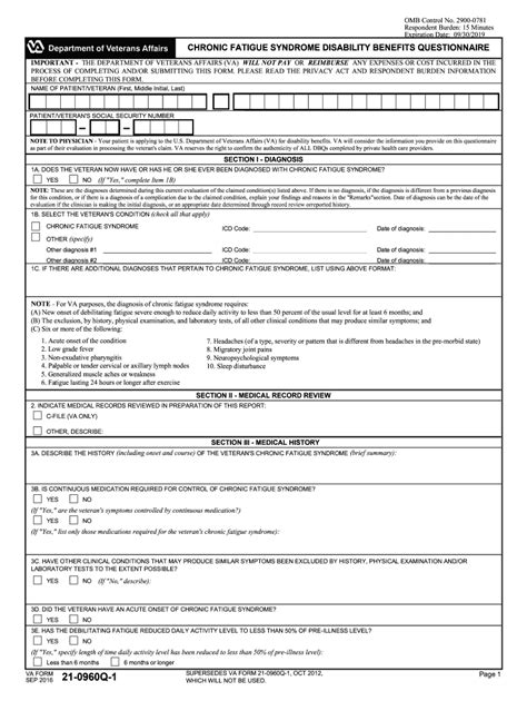 5 Essential Facts About Va Form 21-0961