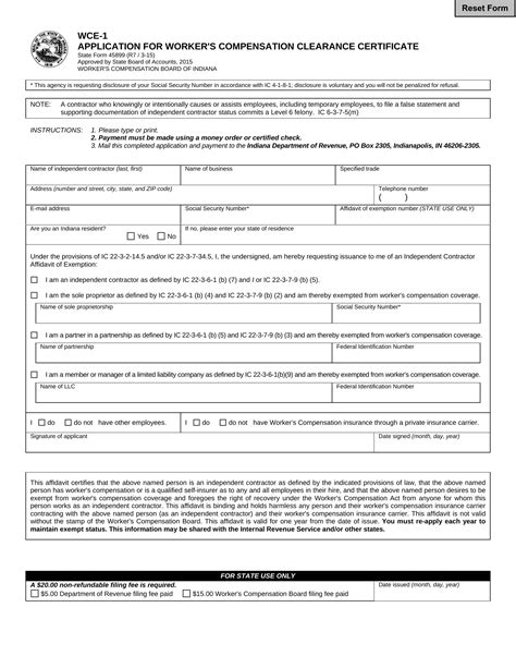 5 Essential Facts About Wce-1 Form