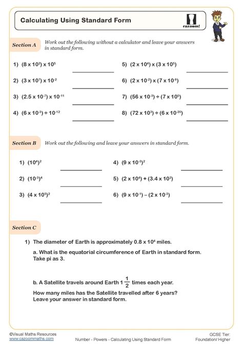 5 Essential Standard Form Worksheet Answers