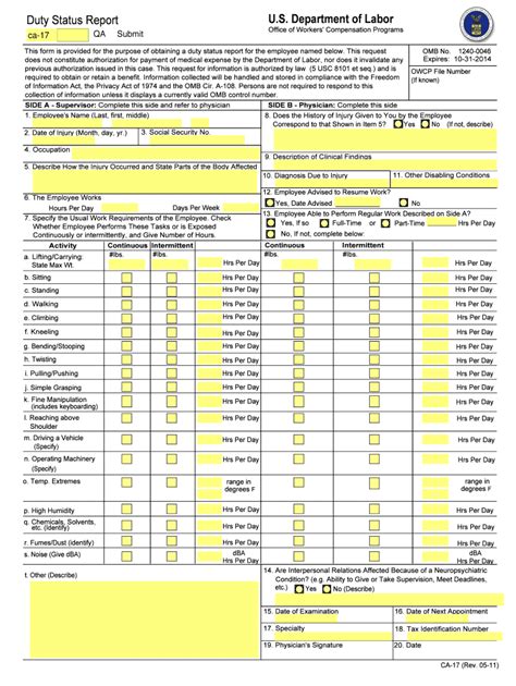 5 Essential Steps To Complete The Dol Ca-17 Form