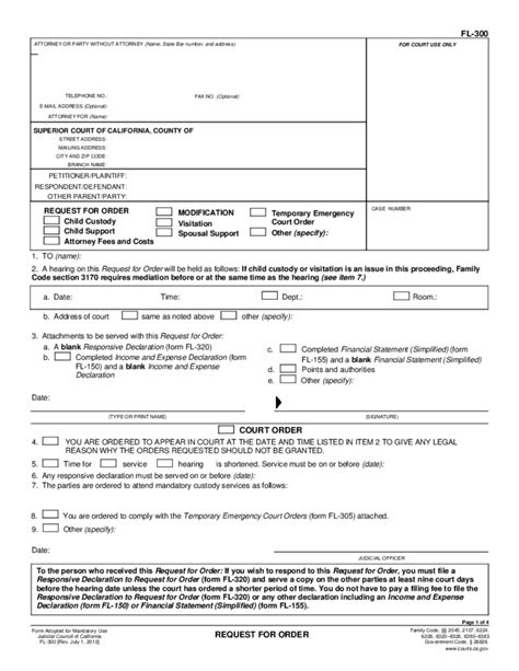 5 Essential Temporary Custody Form California Guidelines