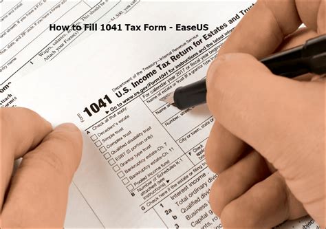 5 Essential Tips For Filling Out Form 1041-A