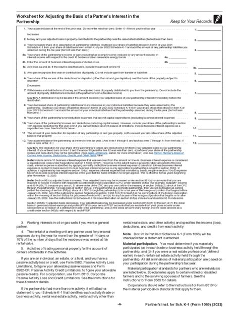 5 Essential Tips For K-1 Form 1065 Instructions