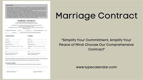 5 Essential Tips For Marriage Contract Form Editable