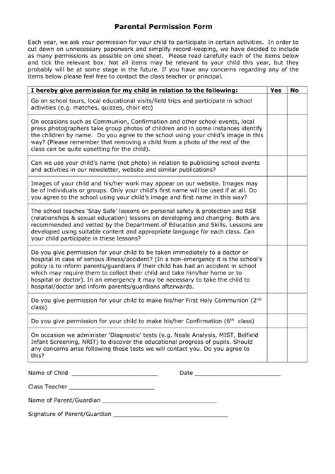 5 Essentials Of Lifetime Fitness Parent Consent Form