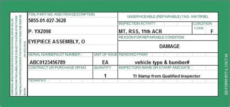 5 Facts About Dd Form 1577-2 Green Tag