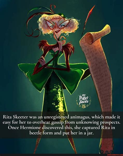 5 Facts About Rita Skeeters Animagus Form