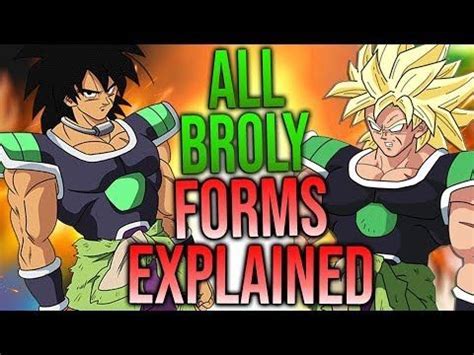 5 Forms Of Broly Explained