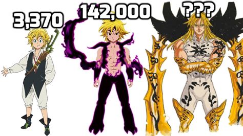 5 Forms Of Meliodas True Power