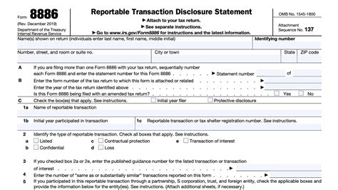 5 Key Facts About Form 8886 Threshold