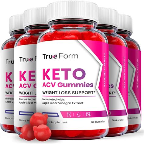 5 Key True Form Keto Gummies Ingredients