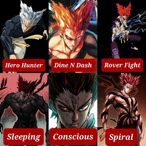 5 New Forms Of Garou