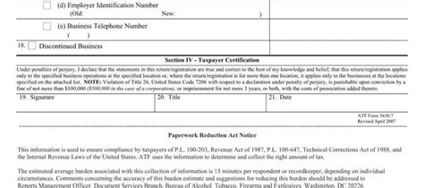 5 Steps To Complete Atf Form 5630.7 Successfully