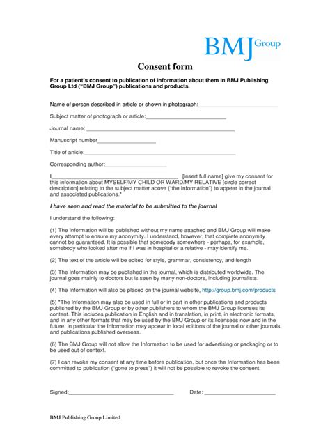 5 Steps To Complete Bmj Case Reports Consent Form