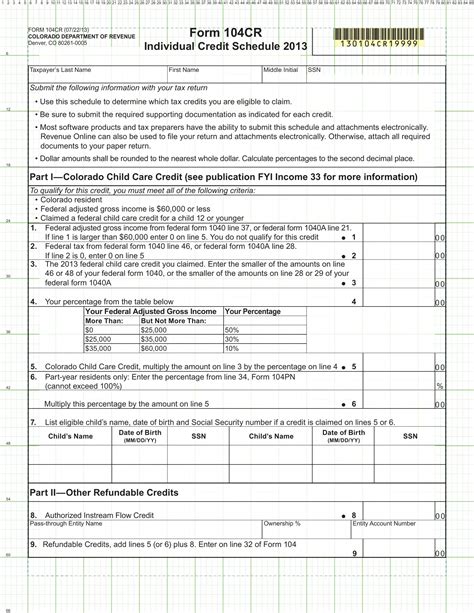 5 Steps To Complete Colorado Form 104cr