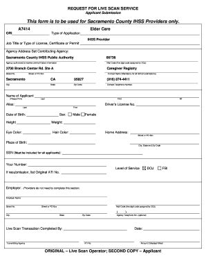 5 Steps To Complete Ihss Fingerprinting Form