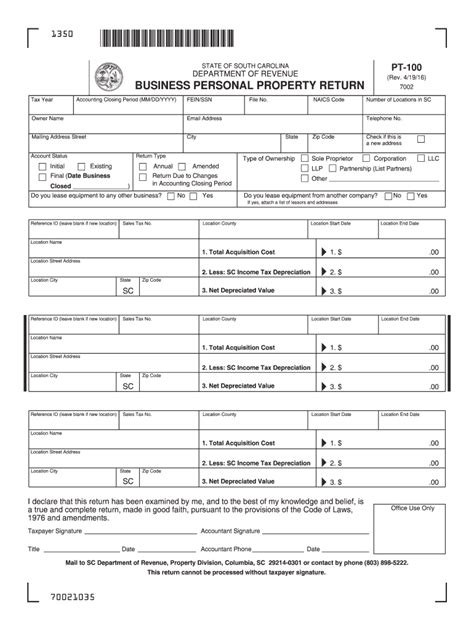 5 Steps To Complete Sc Form Pt-100