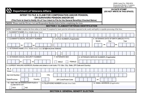 5 Steps To Complete Va Form 21-0966 Successfully