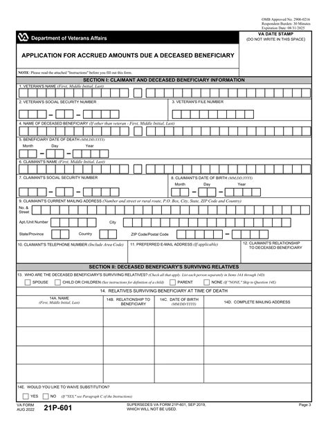 5 Steps To Complete Va Form 21p-601 Successfully