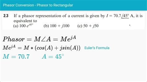 5 Steps To Convert To Phasor Form