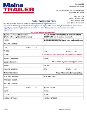 5 Steps To Dmv Trailer Registration Form Success