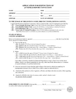 5 Steps To File Denton County Expungement Form