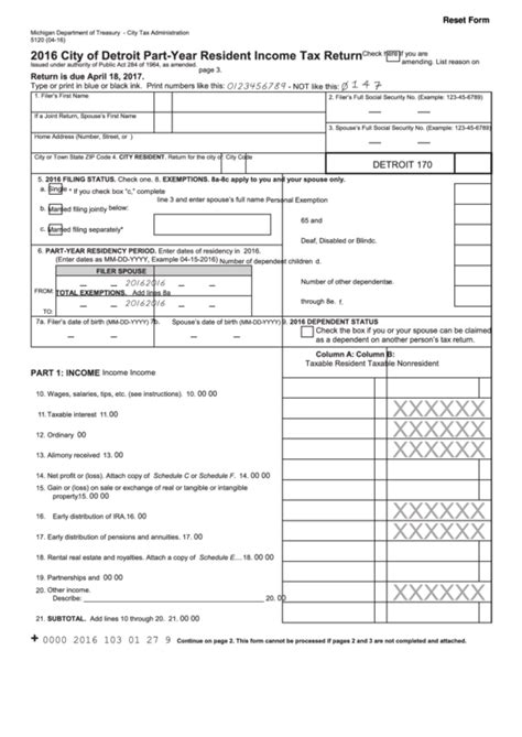 5 Steps To Filing Detroit City Tax Form