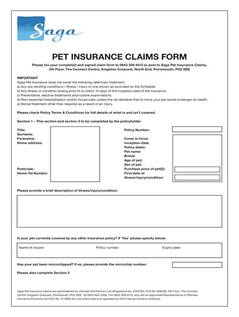 5 Steps To Filing Lv Pet Insurance Claim Form