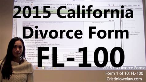 5 Steps To Fill California Divorce Form Fl 100