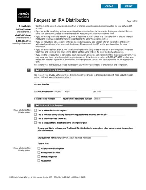 5 Steps To Fill Charles Schwab Simple Ira Form