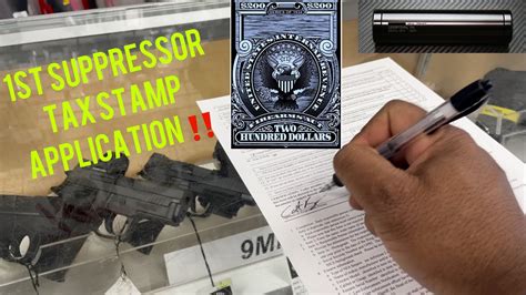 5 Steps To Fill Out A Suppressor Tax Stamp Form