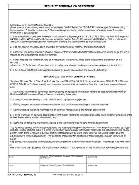 5 Steps To Fill Out Af Form 2587