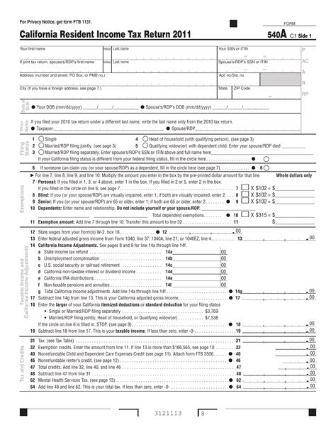 5 Steps To Fill Out Ca Form 540a Correctly