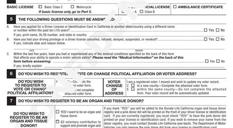 5 Steps To Fill Out Dmv Dl 62 Form