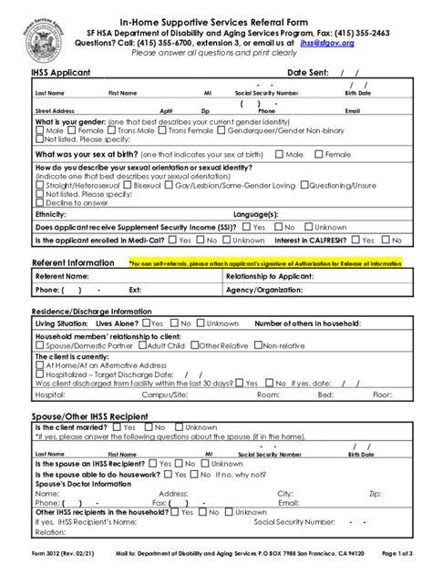 5 Steps To Fill Out Ihss Vacation Form