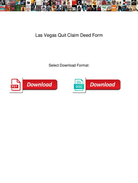 5 Steps To Fill Out Las Vegas Quit Claim Deed