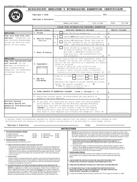 5 Steps To Fill Out Ms State Tax Form 89-350