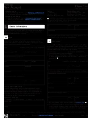 5 Steps To Fill T Rowe Price Mutual Fund Form