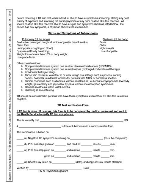 5 Steps To Fill Walgreens Tb Test Form