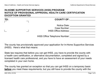 5 Steps To Ihss Health Care Certification Form Approval