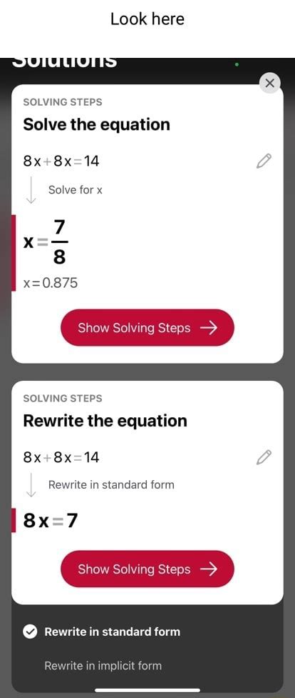 5 Steps To Rewrite Equations In Standard Form