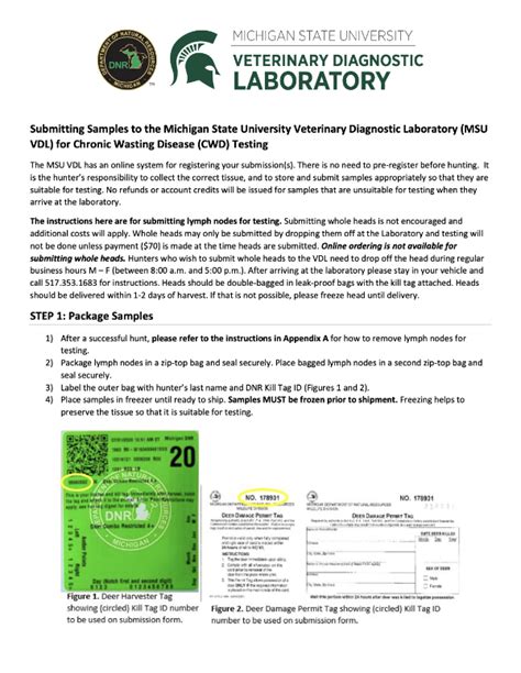 5 Steps To Submit To Michigan State Vet Lab